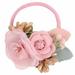 HSMQHJWE Thin Large Hair Ties Children s Simulated Flower Hair Circle Wind Flower Headband Simple And Fresh Children s Hair Rope Hair Circle Bow Elastics Hair Ties Stretchy Rubber Hair Elastic Organi