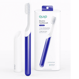 quip Electric Toothbrush Built-In Timer + Travel Case Indigo Blue