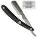 Parker Safety Razor SRB Straight Edge Barber Razor and 5 Parker Blades