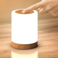 Night Light - LED Touch Control Table Lamp Bedside Night Light 3 Levels Dimmer Touch Desk Lamp Modern Nightstand Lamp Night Light for Bedroom Living Room Office