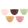 Silicone Facial Mask Mixing Bowl for Facial Mask Mud Mask and Other Skincare Products Medium Multi colored