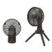 Camping Fans for Tents 10400mAh USB Rechargeable Battery Operated Fans with Lantern Folding Tripod Cordless Portable Fan for Desk Fishing Office Home Outdoor 170Â°Auto Rotation