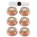 Replacement Heads Compatible with Flawless Facial Hair Remover Gen 2 Double Halo Replacement Blades Compatible with Flawless Good Finishing and Soft Touch 18K Rose Gold 6 Count