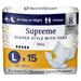 NorthShore Supreme Tab-Style Briefs White Large Pack/15