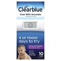 Clearblue Advanced Digital Ovulation Test Predictor Kit featuring Advanced Ovulation Tests with digital results 10 ovulation tests