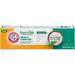 ARM & HAMMER Essentials Whiten & Strengthen Fluoride Toothpaste-One 4.3oz Tube Fresh Mint- 100% Natural Baking Soda- Fluoride Toothpaste