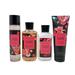 Bath and Body Works RASPBERRY & PINK LILY Deluxe Gift Set - Fine Fragrance Mist - Body Cream - Shower Gel - Body Lotion - Full Size