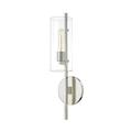 -One Light Wall Sconce in Style-5.5 inches Wide By 20.25 inches High-Polished Nickel Finish Bailey Street Home 735-Bel-3370939