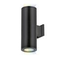 Wac Lighting Ds-Ws05-Ns Tube Architectural 1 Light 7 Tall Led Outdoor Wall Sconce - Black