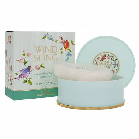 Wind Song Dusting Powder for Women by Prince Matchabelli 4 Ounce (2 PACK)