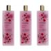 Sweet Love by Bodycology 3 Pack 16 oz 2-1 Body Wash & Bubble Bath for Women