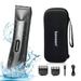 KENSEN Electric Body Groin Hair Trimmer Balls Shaver Pubic Hair Grommer Waterproof Wet/Dry Hair Clippers(Gray)