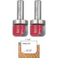 Freud Genuine 1/4 Radius X 1-1/8 (Dia.) Top Bearing Dish Carving Bit 1/2 Shank 2-Pack # 19-578-2PK