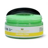 Jasmine Lime Sugar Body Scrub - 8oz Premium Handmade Sugar Scrub Great as a Face Scrub & Exfoliating Body Scrub for Acne Scars Stretch Marks Foot Scrub Great Gifts For Women - Falls River Soap Com