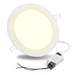 DELight 6 Inch LED Recessed Light Ultra-thin Ceiling Panel 3000K Wafer Downlight 12W Eqv 100W Warm White 960LM Brightness ROHS Certified