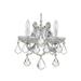 Two Light Wall Sconce in Classic Style 10.5 inches Wide By 12.5 inches High-Polished Chrome Finish-Italian Crystal Type Bailey Street Home