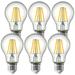 Jacgood Edison Light Bulb 6 Watt (60 Watt Equivalent) Dimmable Light Bulb ST64/ E26