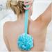 Casewin 1 Pack Long Handle Bath Brush Nylon Mesh Brush/Body Back/Shower Brush Soft Sponge for Men and Women for Exfoliating Skin(Blue)