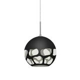 Besa Lighting - Rocky-One Light Cord Pendant-10 Inches Wide by 9.5 Inches
