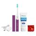 Go Smile On the Go Smart Sonic Blue Light Technology Toothbrush Teeth Whitening Kit Bundle with Microfiber (GS494V)