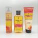 Bath and Body Works Sparkling Peach Sangria Fine Fragrance Mist Shower Gel and Body Cream Full Size 3-Piece Bundle