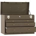 Kennedy 3 Drawer Tool Chest 20.1 Wide x 8.5 Deep x 13.6 High Brown Steel