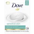 Dove Beauty Bar More Moisturizing Than Bar Soap For Softer Skin Fragrance Free Hypoallergenic Sensitive Skin With Gentle Cleanser 3.75 Oz 8 Bars