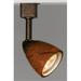 HT-954-BS/CDB-Cal Lighting-HT Series-Track Head-Brushed Steel Finish-Cone Dark Bronze Glass Color