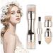 4 in 1 Makeup Tool Foundation Eyebrow Brush Eyeliner Blush Powder Cosmetic Concealer Professional Makeup Brushes