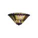 Meyda Tiffany Tiffany Jeweled Peacock 3 Light Bowl Ceiling Fan Light Kit