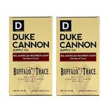 Duke Cannon Bourbon Soap for Men 10oz Buffalo Trace Kentucky Straight Bourbon Whiskey Bar Soap 2 pack