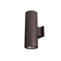 Wac Lighting Ds-Wd05-Fs Tube Architectural 2 Light 13 Tall Led Outdoor Wall Sconce -