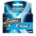 Wilkinson Sword Xtreme3 4 Count Refill Blades (Same As Schick Xtreme 3 Catridges) + Schick Slim Twin ST for Sensitive Skin