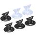 Uxcell GU10 MR16 Bulbs Replacing 35mm Suction Cup Bulb Changers 6 Pack (4 Black and 2 Clear)