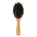 Hair Brush Boar Bristle Hair Brush with Nylon Pins Bamboo Paddle Detangler Brush Detangling Adding Shine Brushes Daily Use for Conditioning Hair Texture