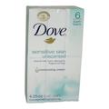 Dove Beauty Bar More Moisturizing Than Bar Soap Sensitive Skin With Gentle Cleanser for Softer Skin Fragrance-Free Hypoallergenic Beauty Bar 3.75 oz 6 Bars