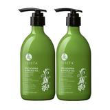 Luseta Macadamia & Argan Oil Shampoo & Conditioner Set 2 x 16.9oz for Normal & Dry Hair - Sulfate Free Paraben Free