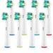 Toothbrush Replacement Heads Refill for Oral-B Electric Toothbrush Pro 1000 Pro 3000 Pro 5000 Pro 7000 Vitality Floss Action 8 Count with Covers