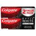 Colgate Optic White Charcoal Toothpaste Cool Mint Black and White Striped Paste 4.2oz 2pk
