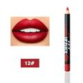 two-tone lip liner matte lipstick eye shadow pencil eyebrow pencil 4 in 1 metallic shiny smoky eye glitter