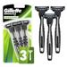 Gillette Mach3 Sensitive Men s Disposable Razors 3 Count