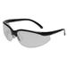 Radnor Motion Series Safety Glasses With Black Frame Clear Polycarbonate Anti-Fog Scratch Resistant Lens And Adjustable Temples - 12/Box (4 Boxes)