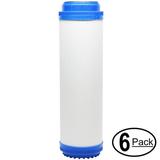 6-Pack Replacement for Anchor Water Filter AF-350001 Granular Activated Carbon Filter - Universal 10-inch Cartridge for Anchor Water Filters 5Ã¢â‚¬â€œSTAGE COUNTERTOP FILTER - Denali Pure Brand