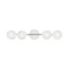 9204-PN-Hudson Valley Lighting-Elmont 4 Light Modern Bath and Vanity Light in Modern Style - 24.75 Inches Wide by 4.75 Inches High-Polished Nickel