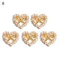 GROFRY Delicate Nail Art Ornament Exquisite Fine Workmanship Cubic Zirconia Delicate Multi-style Nail Decorate Stud for Home