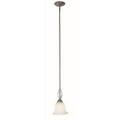 Trans Globe Lighting - Glasswood - One Light Mini Pendant-Brushed Nickel Finish