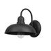 Globe Electric Donahue 1-Light Matte Black Outdoor Indoor Wall Sconce with Bulb Included 44350