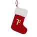 Christmas Stocking Durable Luxurious Letter Embroidered Knit Christmas Stocking Pendant Christmas Decor