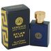 Versace Pour Homme Dylan Blue by Versace Mini EDT .17 oz for Men Pack of 3