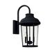 Capital Lighting Dunbar 3-light Black Outdoor Wall Lantern